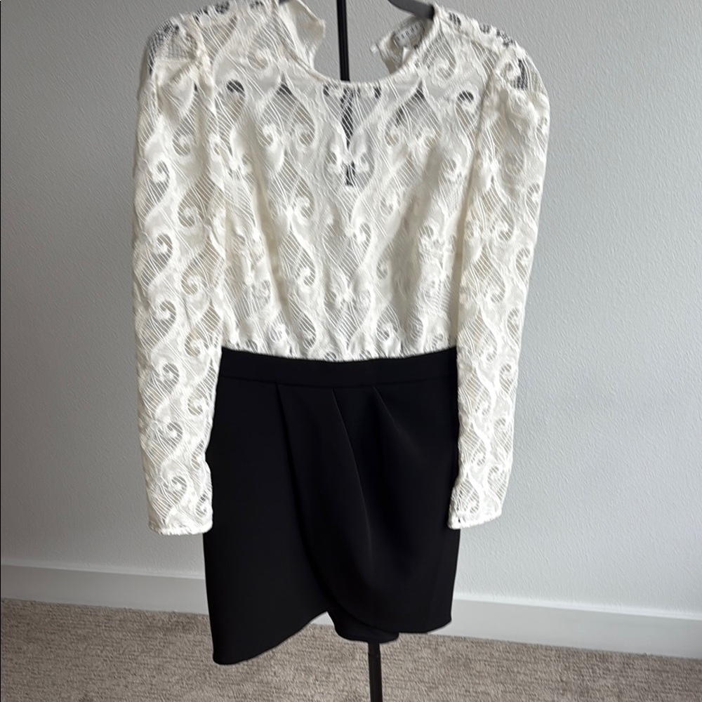 Sandro White Lace Top